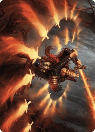 Heartflame Duelist Art Card [Wilds of Eldraine Art Series] | Good Games Modbury
