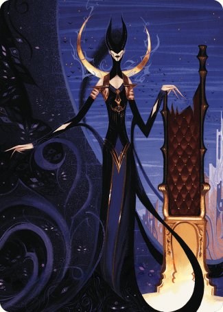 Ashiok, Wicked Manipulator Art Card (57/81) [Wilds of Eldraine Art Series] | Good Games Modbury