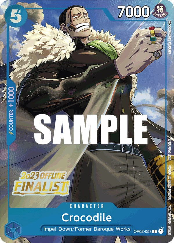 Crocodile (Offline Regional 2023) [Finalist] [One Piece Promotion Cards] | Good Games Modbury