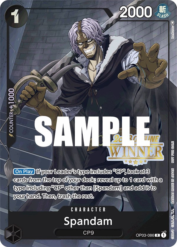 Spandam (Offline Regional 2023) [Winner] [One Piece Promotion Cards] | Good Games Modbury