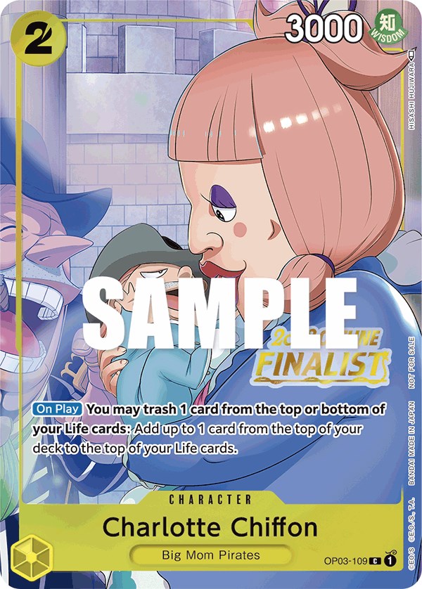 Charlotte Chiffon (Offline Regional 2023) [Finalist] [One Piece Promotion Cards] | Good Games Modbury