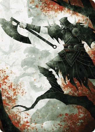 Garruk's Uprising Art Card [Wilds of Eldraine Art Series] | Good Games Modbury