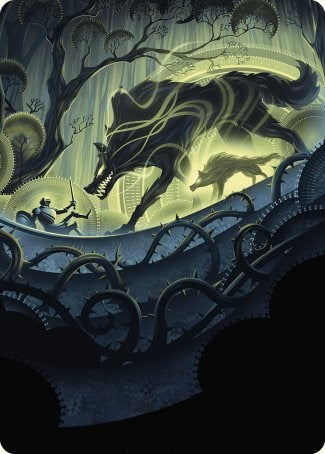 Unnatural Growth Art Card [Wilds of Eldraine Art Series] | Good Games Modbury