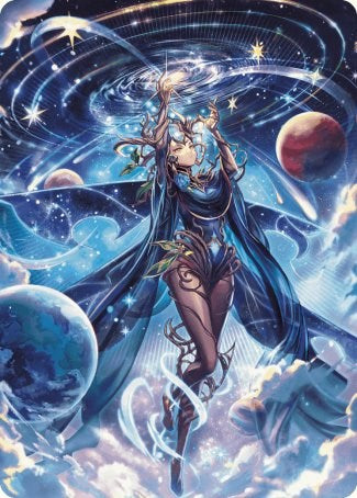 Omniscience Anime Art Card [Wilds of Eldraine Art Series] | Good Games Modbury
