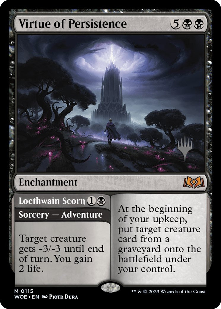 Virtue of Persistence (Promo Pack) [Wilds of Eldraine Promos] | Good Games Modbury