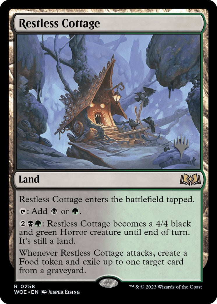 Restless Cottage (Promo Pack) [Wilds of Eldraine Promos] | Good Games Modbury