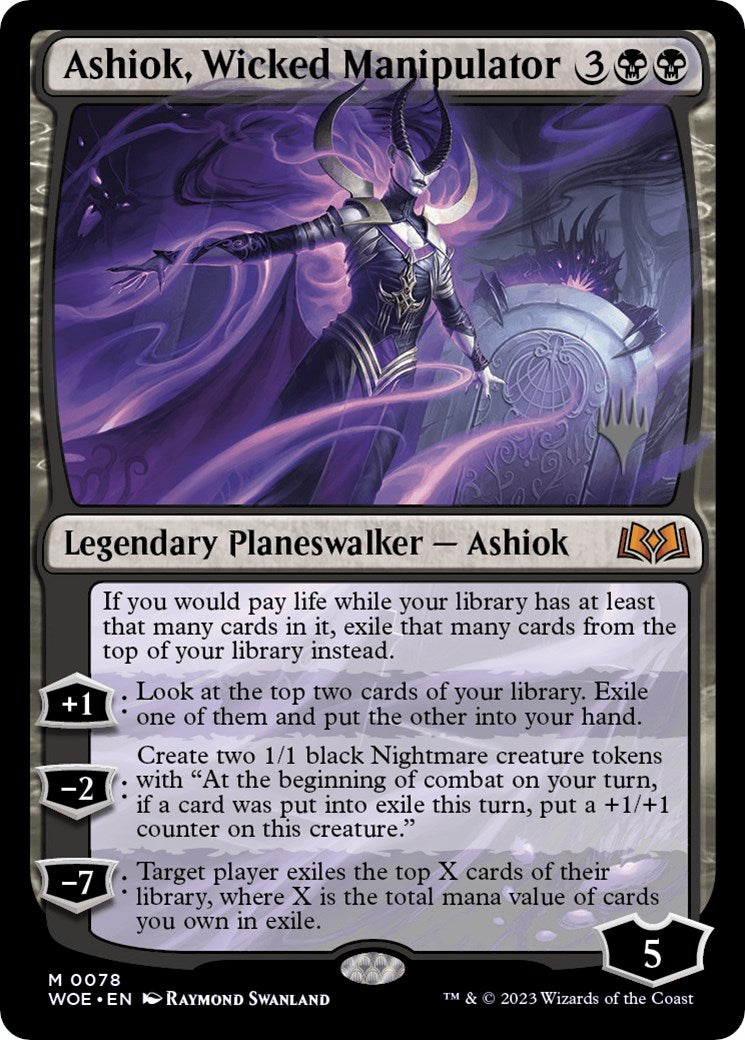 Ashiok, Wicked Manipulator (Promo Pack) [Wilds of Eldraine Promos] | Good Games Modbury