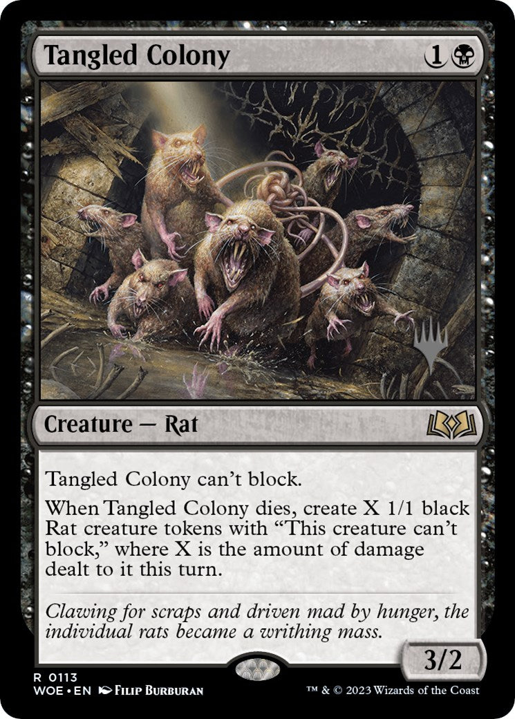 Tangled Colony (Promo Pack) [Wilds of Eldraine Promos] | Good Games Modbury