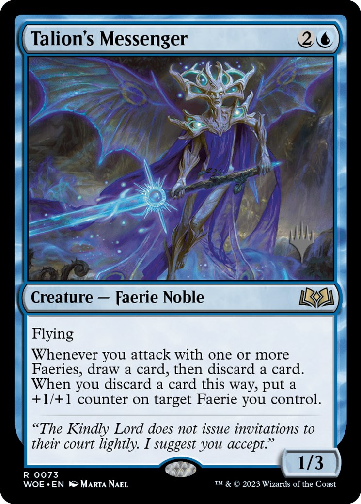 Talion's Messenger (Promo Pack) [Wilds of Eldraine Promos] | Good Games Modbury