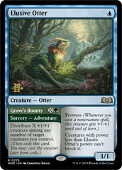 Elusive Otter // Grove's Bounty [Wilds of Eldraine Prerelease Promos] | Good Games Modbury