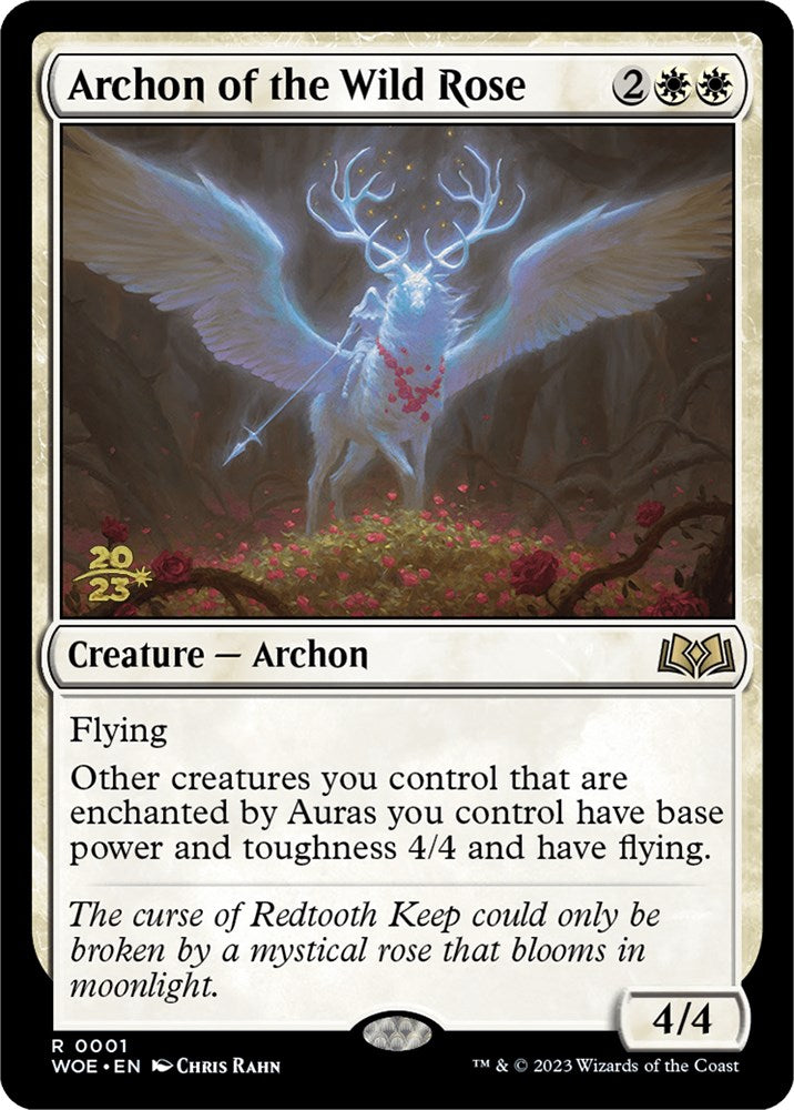 Archon of the Wild Rose [Wilds of Eldraine Prerelease Promos] | Good Games Modbury