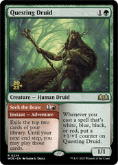 Questing Druid // Seek the Beast [Wilds of Eldraine Prerelease Promos] | Good Games Modbury