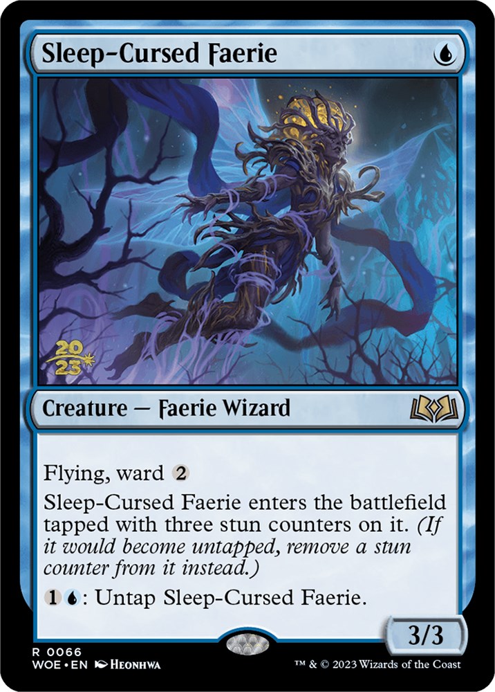Sleep-Cursed Faerie [Wilds of Eldraine Prerelease Promos] | Good Games Modbury