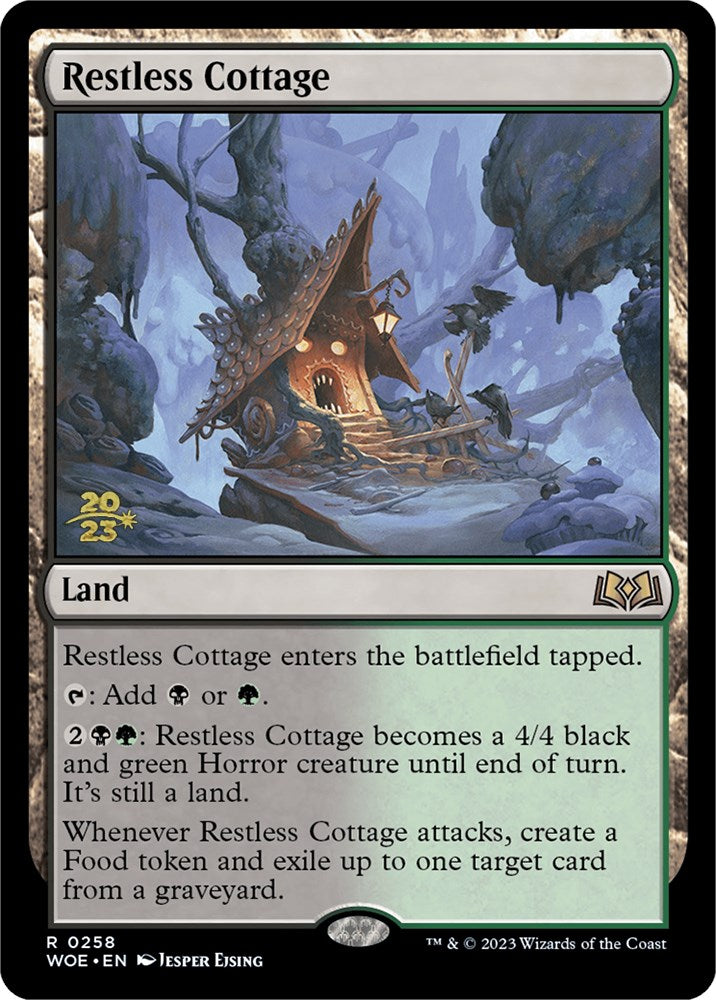 Restless Cottage [Wilds of Eldraine Prerelease Promos] | Good Games Modbury