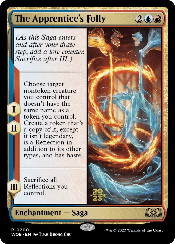 The Apprentice's Folly [Wilds of Eldraine Prerelease Promos] | Good Games Modbury