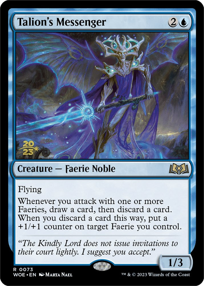 Talion's Messenger [Wilds of Eldraine Prerelease Promos] | Good Games Modbury