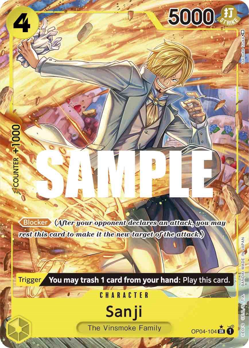 Sanji (Alternate Art) [Kingdoms of Intrigue] | Good Games Modbury