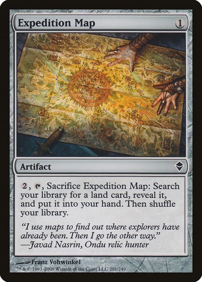Expedition Map 201 (Zendikar)  - Foil | Good Games Modbury