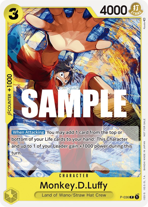 Monkey.D.Luffy (Pre-Release Tournament) [One Piece Promotion Cards] | Good Games Modbury