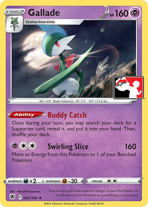 Gallade (062/189) [Prize Pack Series Three] | Good Games Modbury