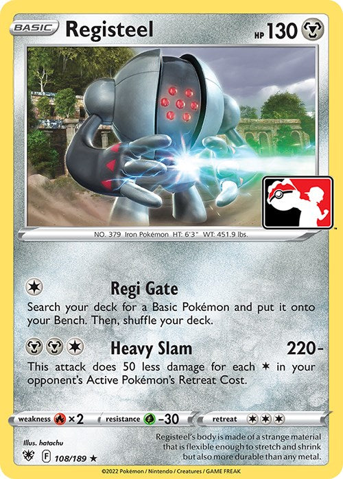 Registeel (108/189) [Prize Pack Series Three] | Good Games Modbury