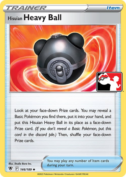 Hisuian Heavy Ball (146/189) [Prize Pack Series Three] | Good Games Modbury