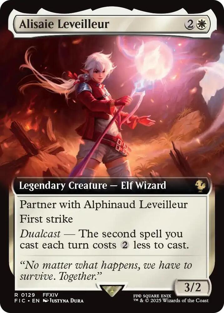 Alisaie Leveilleur 129/486 (Commander: FINAL FANTASY)  - Extended Art Foil | Good Games Modbury