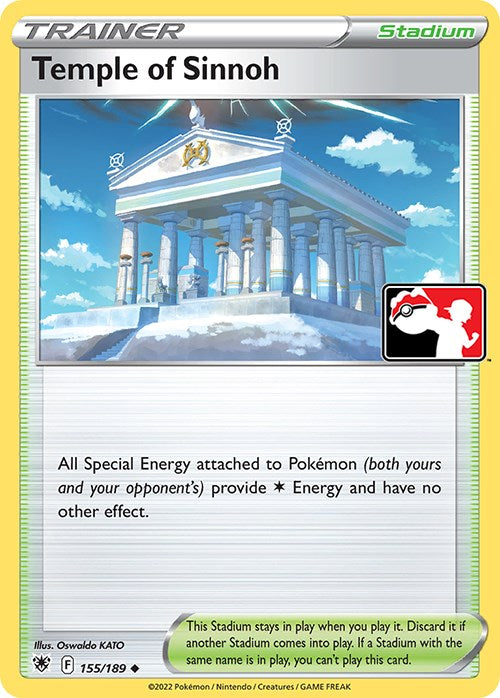 Temple of Sinnoh (155/189) [Prize Pack Series Three] | Good Games Modbury