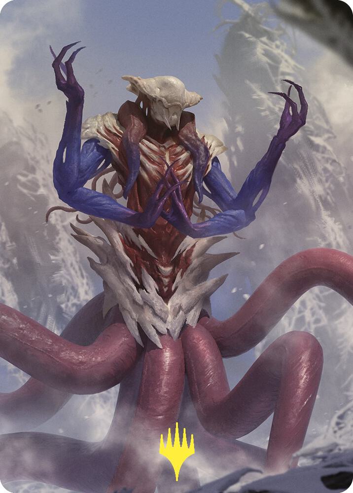 Zhulodok Void Gorger Art Card Gold Stamped 71 (Art Series: Commander Masters)  | Good Games Modbury