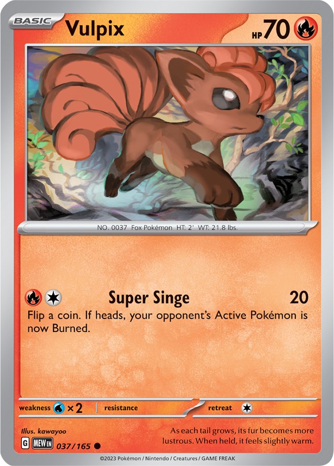 Vulpix (037/165) [Scarlet & Violet: 151] | Good Games Modbury