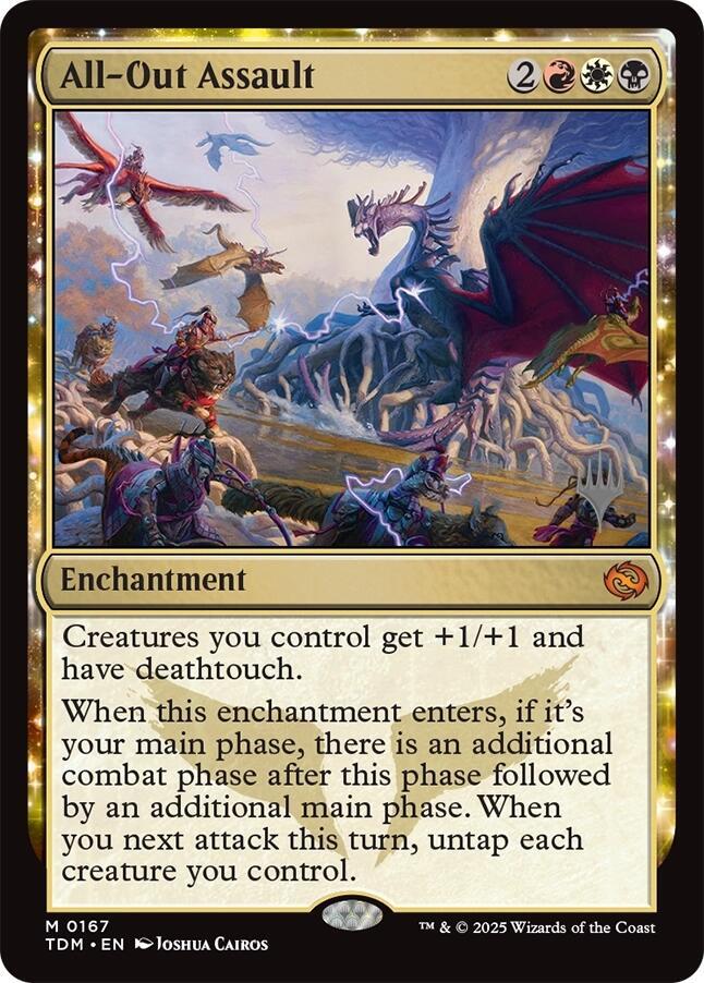 All Out Assault 167 (Promo Pack: Tarkir: Dragonstorm)  | Good Games Modbury