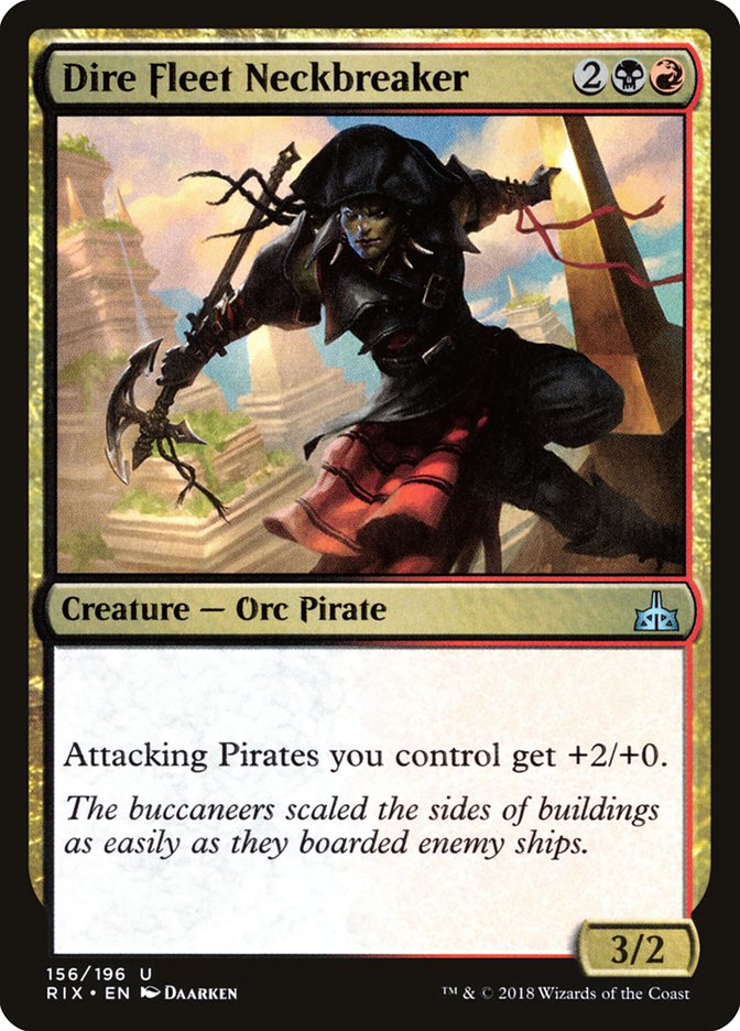 Dire Fleet Neckbreaker 156/196 (Rivals of Ixalan)  | Good Games Modbury