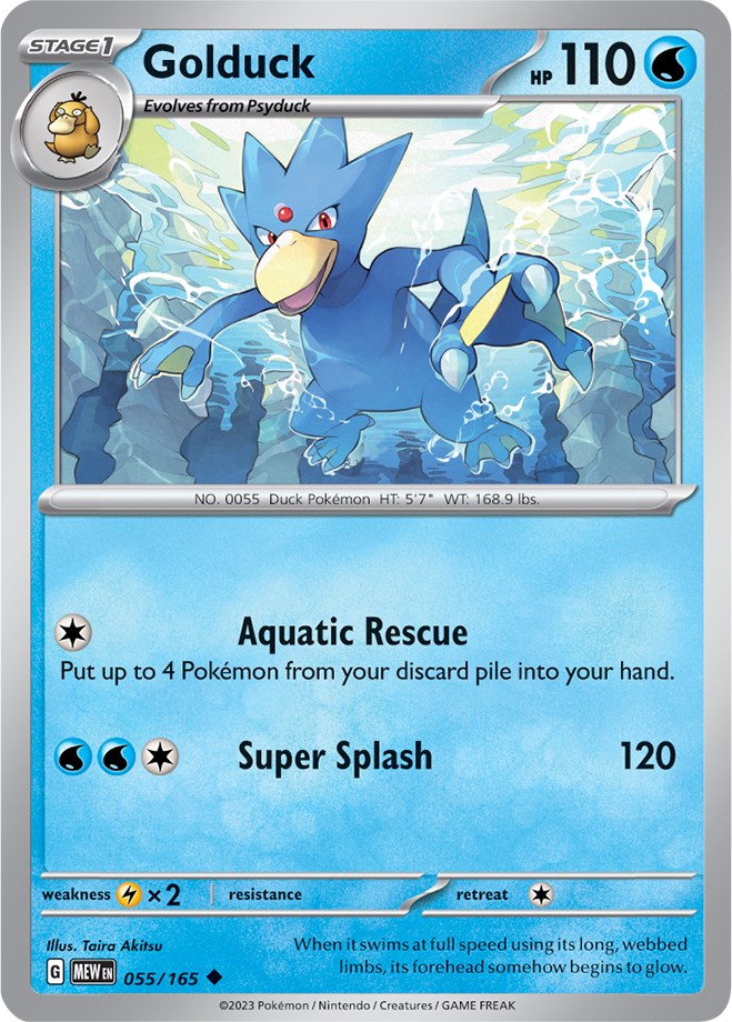 Golduck (055/165) [Scarlet & Violet: 151] | Good Games Modbury