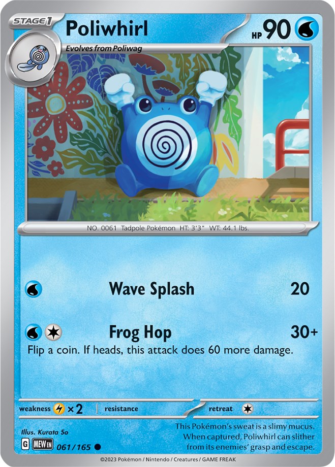 Poliwhirl (061/165) [Scarlet & Violet: 151] | Good Games Modbury