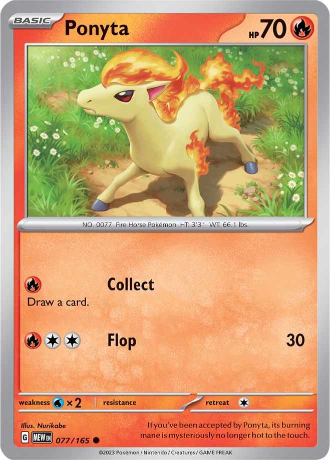 Ponyta (077/165) [Scarlet & Violet: 151] | Good Games Modbury