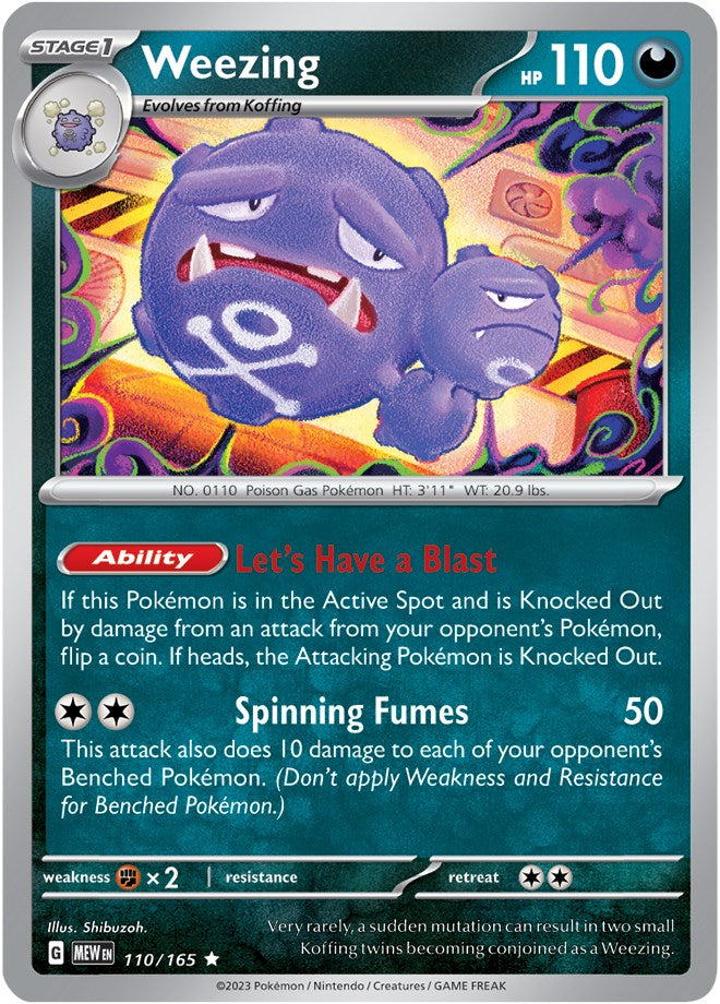 Weezing (110/165) [Scarlet & Violet: 151] | Good Games Modbury