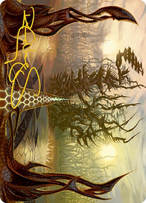 Thornglint Bridge Art Card Gold Stamped Signature 81 (Art Series: Modern Horizons 2)  | Good Games Modbury