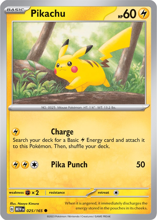 Pikachu (025/165) [Scarlet & Violet: 151] | Good Games Modbury