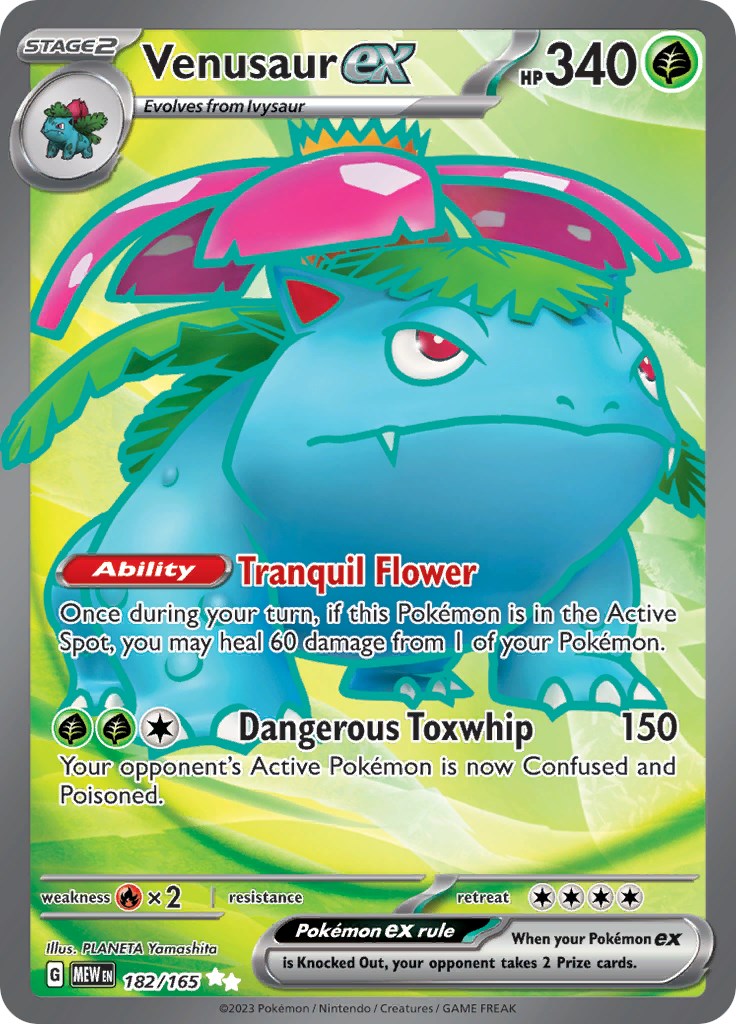 Venusaur ex (182/165) [Scarlet & Violet: 151] | Good Games Modbury