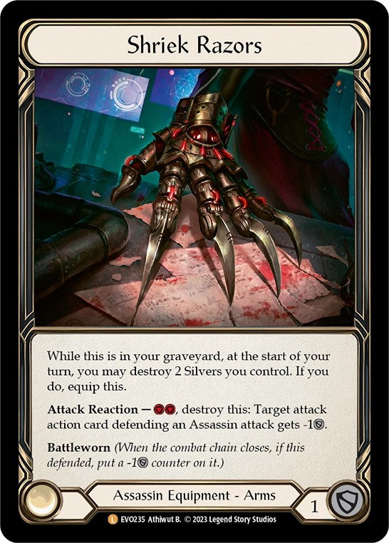 Shriek Razors [EVO235] (Bright Lights)  Rainbow Foil | Good Games Modbury