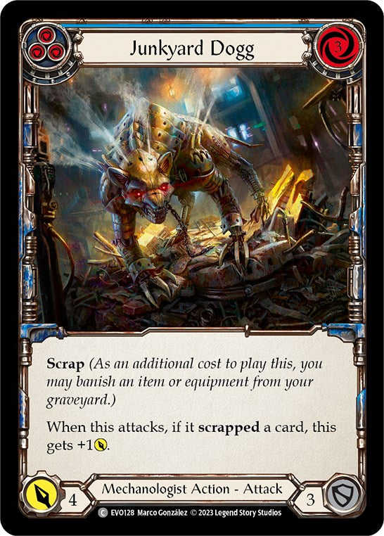 Junkyard Dogg (Blue) [EVO128] (Bright Lights)  Rainbow Foil | Good Games Modbury