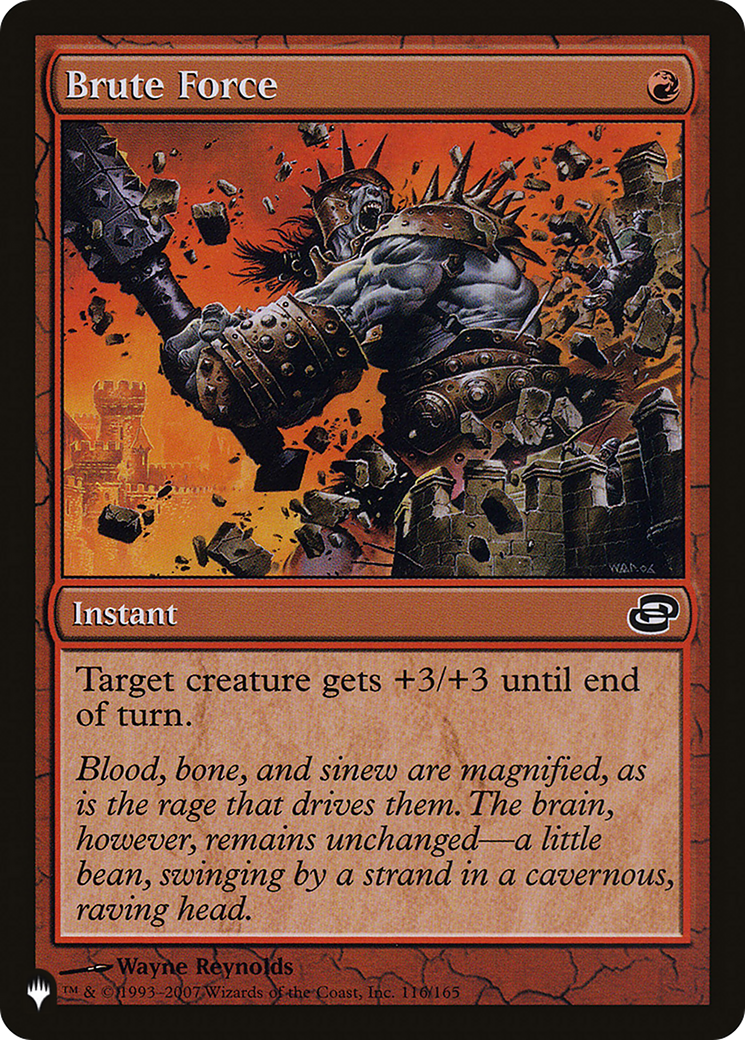 Brute Force [The List Reprints] | Good Games Modbury