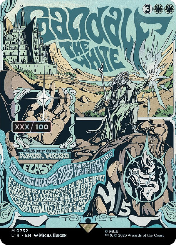 Gandalf the White (Borderless Poster) (Serialized) [The Lord of the Rings: Tales of Middle-Earth] | Good Games Modbury