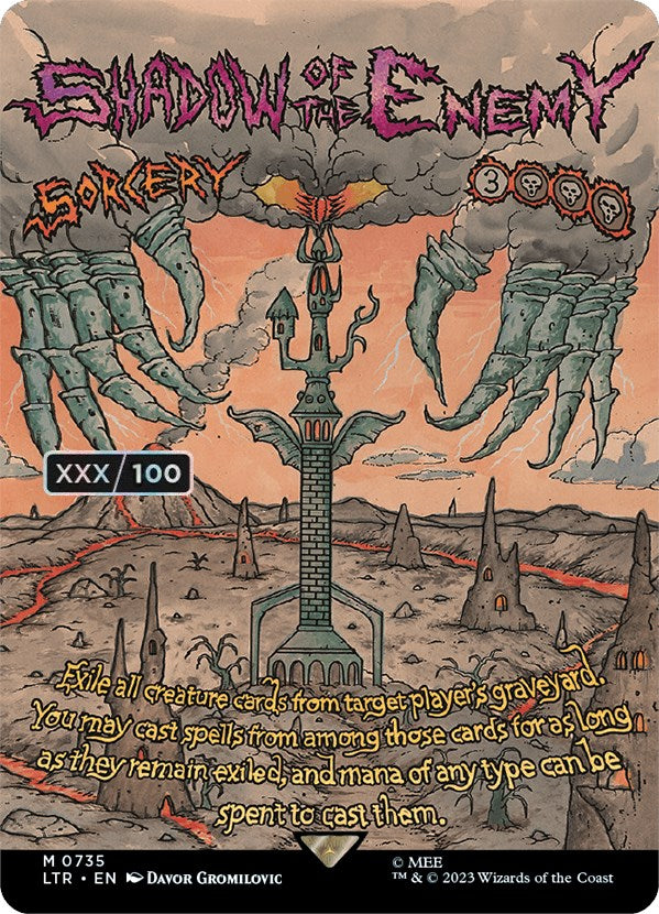 Shadow of the Enemy (Borderless Poster) (Serialized) [The Lord of the Rings: Tales of Middle-Earth] | Good Games Modbury