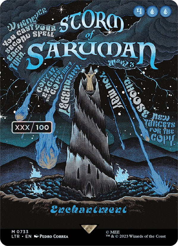 Storm of Saruman (Borderless Poster) (Serialized) [The Lord of the Rings: Tales of Middle-Earth] | Good Games Modbury