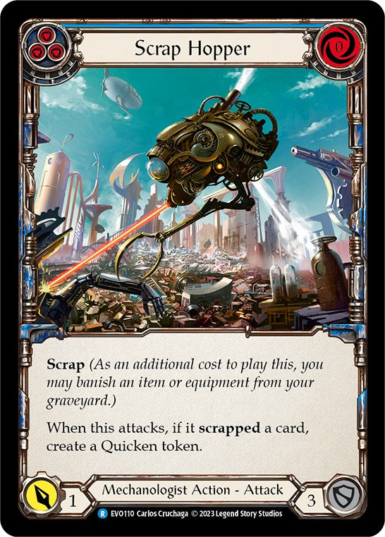 Scrap Hopper (Blue) [EVO110] (Bright Lights) | Good Games Modbury