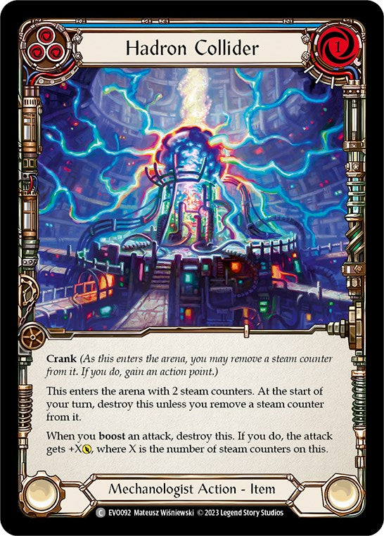 Hadron Collider (Blue) [EVO092] (Bright Lights)  Rainbow Foil | Good Games Modbury