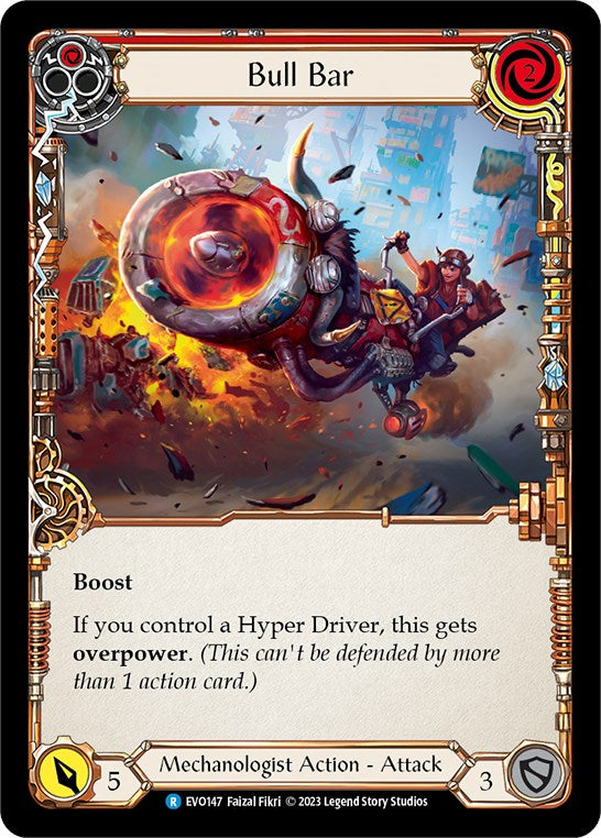 Bull Bar (Red) [EVO147] (Bright Lights)  Rainbow Foil | Good Games Modbury