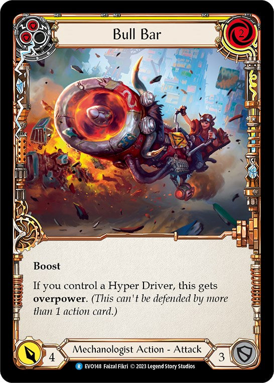 Bull Bar (Yellow) [EVO148] (Bright Lights)  Rainbow Foil | Good Games Modbury