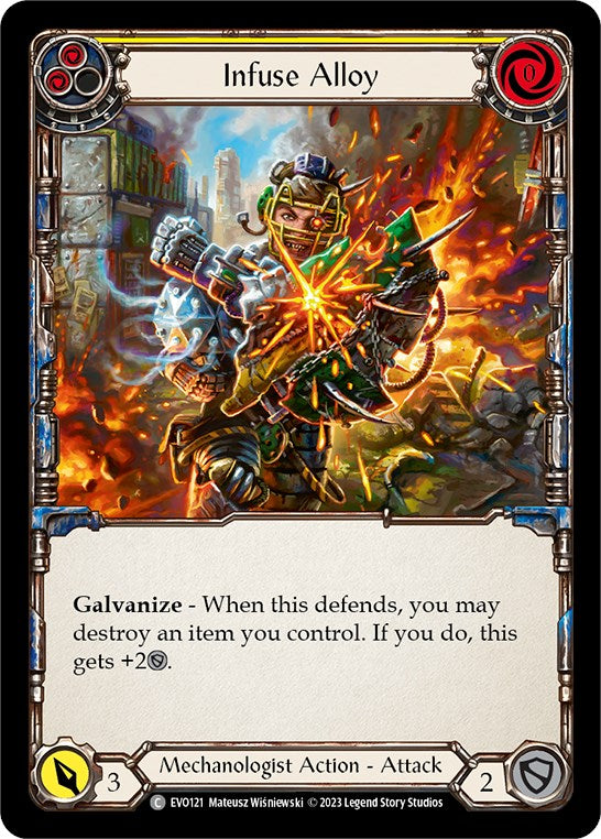 Infuse Alloy (Yellow) [EVO121] (Bright Lights)  Rainbow Foil | Good Games Modbury